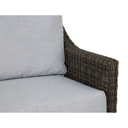 Rosario Cushioned Woven Sofa - The Great Escape