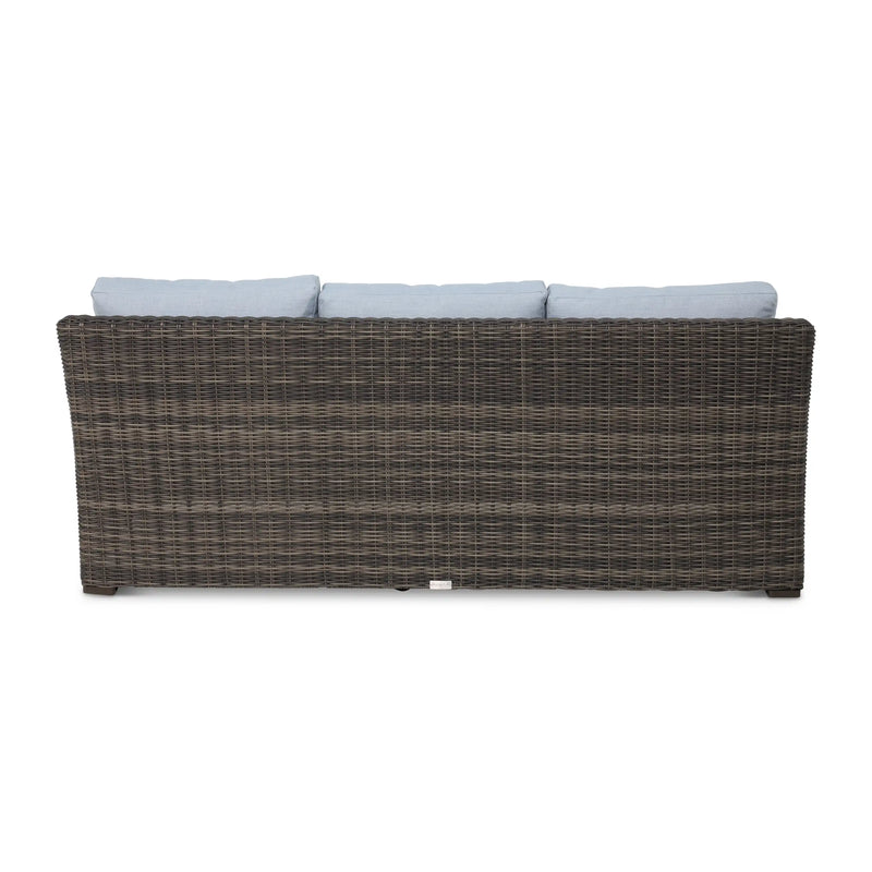 Rosario Cushioned Woven Sofa - The Great Escape