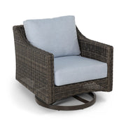 Rosario Cushioned Woven Swivel Rocker - The Great Escape