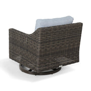 Rosario Cushioned Woven Swivel Rocker - The Great Escape