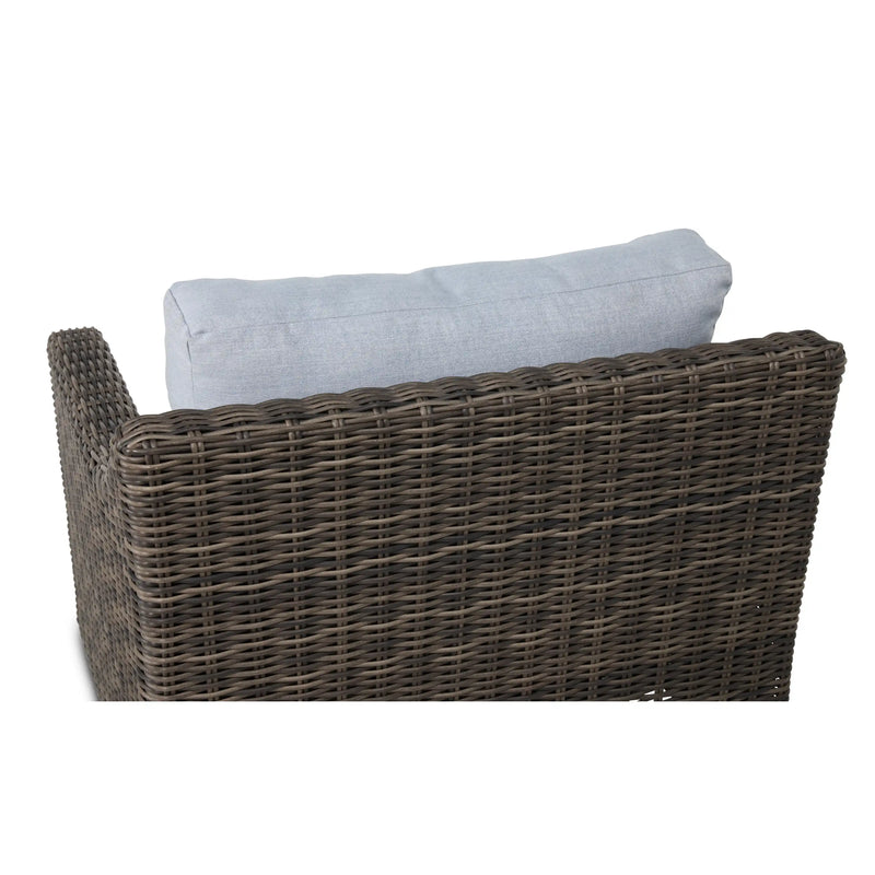 Rosario Cushioned Woven Swivel Rocker - The Great Escape