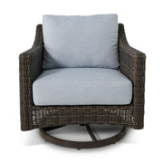 Rosario Cushioned Woven Swivel Rocker - The Great Escape