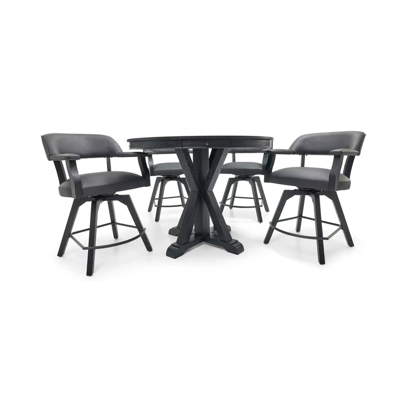 Rowan 5 Piece Counter Height Flip Top Game Set - The Great Escape