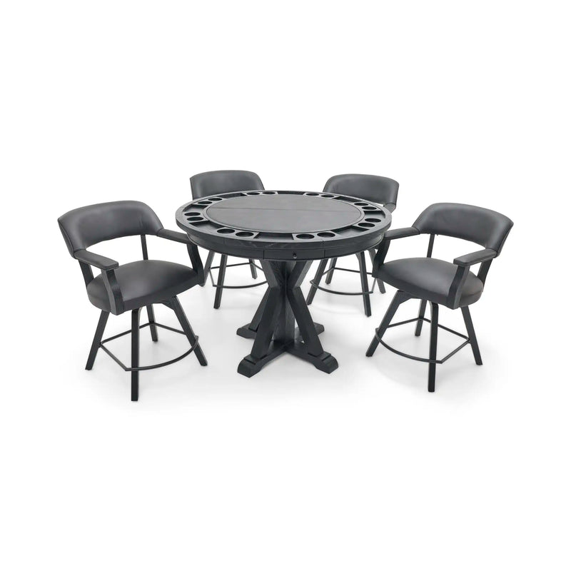 Rowan 5 Piece Counter Height Flip Top Game Set - The Great Escape