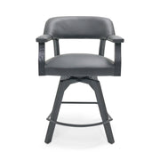 Rowan Cushioned Swivel Deluxe 26" Counter Stool - The Great Escape
