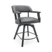 Rowan Cushioned Swivel Deluxe 26" Counter Stool - The Great Escape