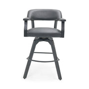 Rowan Cushioned Swivel Deluxe 30" Barstool - The Great Escape