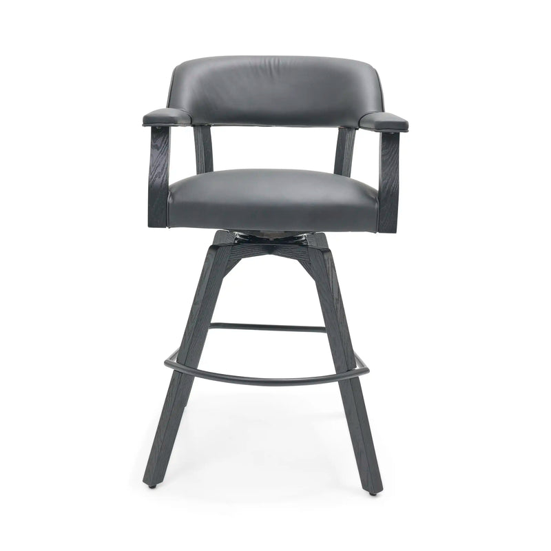 Rowan Cushioned Swivel Deluxe 30" Barstool - The Great Escape