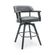Rowan Cushioned Swivel Deluxe 30" Barstool - The Great Escape