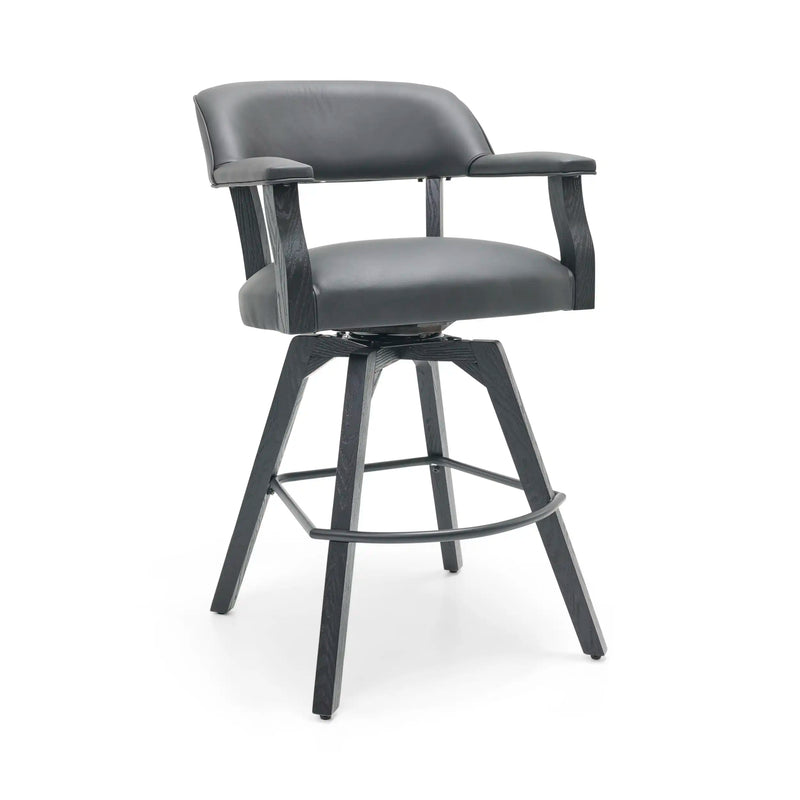 Rowan Cushioned Swivel Deluxe 30" Barstool - The Great Escape