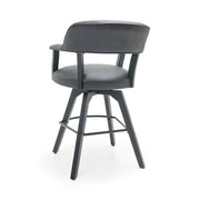 Rowan Cushioned Swivel Deluxe 30" Barstool - The Great Escape
