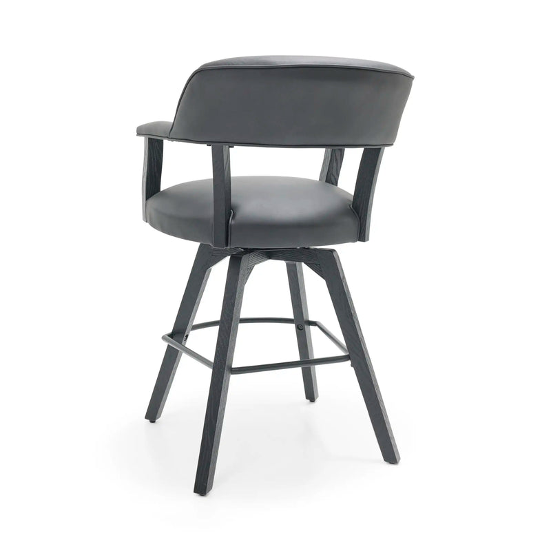Rowan Cushioned Swivel Deluxe 30" Barstool - The Great Escape