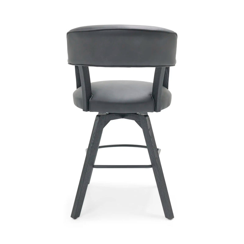 Rowan Cushioned Swivel Deluxe 30" Barstool - The Great Escape
