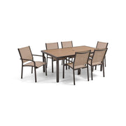 St. Kitts 7 Piece Scoria Dining Group - The Great Escape