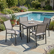 St. Kitts 5 Piece Sling Dining Group - The Great Escape