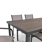 St. Kitts 7 Piece Graphite Dining Group - The Great Escape