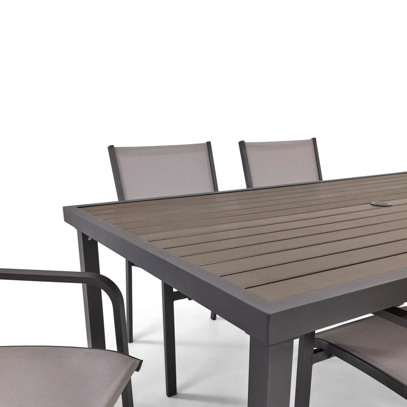 St. Kitts 7 Piece Graphite Dining Group - The Great Escape