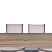 St. Kitts 7 Piece Graphite Dining Group - The Great Escape