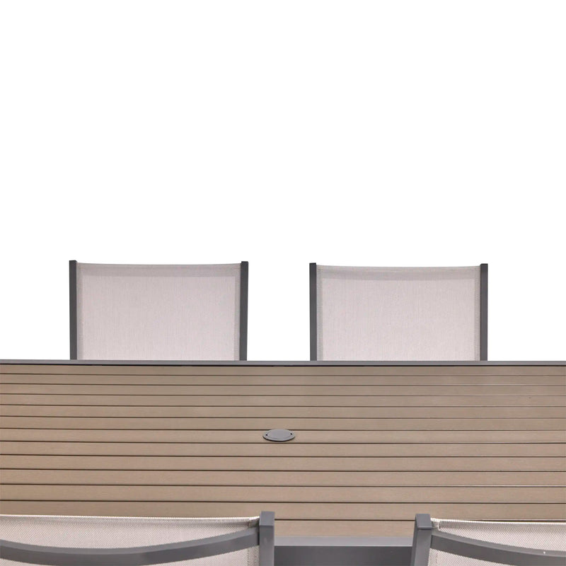 St. Kitts 7 Piece Graphite Dining Group - The Great Escape