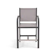 St. Kitts Sling Counter Height Stool Graphite Frame - The Great Escape