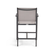 St. Kitts Sling Counter Height Stool Graphite Frame - The Great Escape