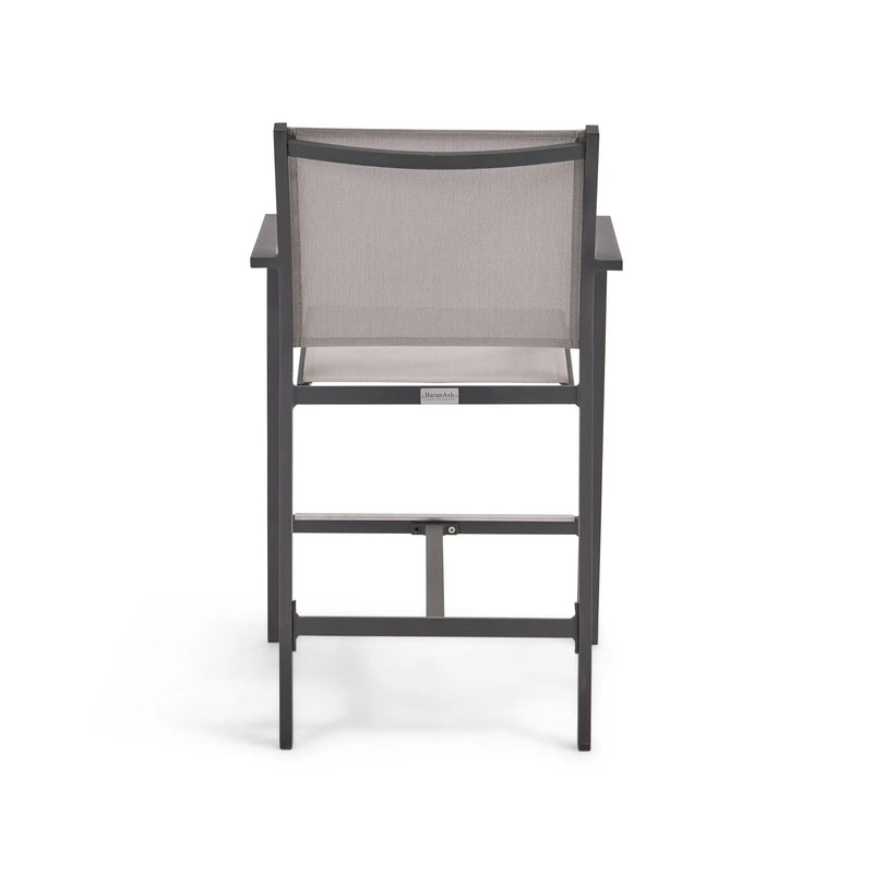 St. Kitts Sling Counter Height Stool Graphite Frame - The Great Escape