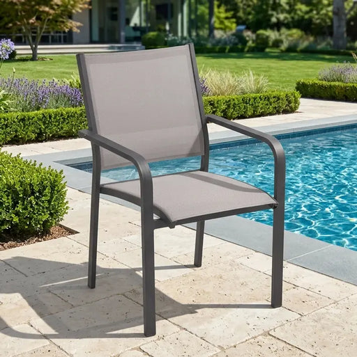 St. Kitts Sling Stacking Dining Chair - The Great Escape