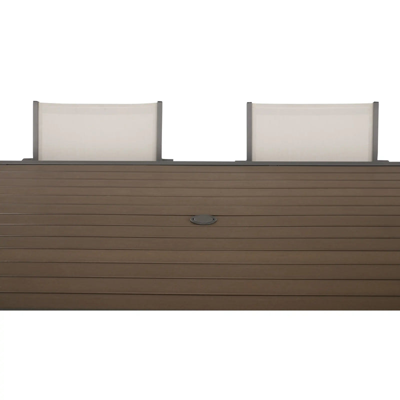 Picture of St. Kitts Sling 6 Piece Counter Height Dining Group - Graphite