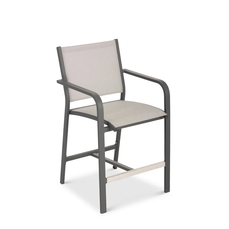 Picture of St. Kitts Sling Counter Height Stool - Graphite