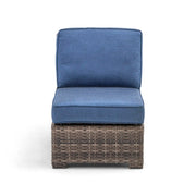 St. Kitts Grey Lifeguard Lapis Indigo Armless Section - The Great Escape