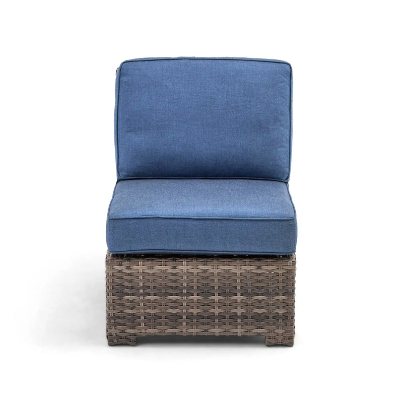 St. Kitts Grey Lifeguard Lapis Indigo Armless Section - The Great Escape