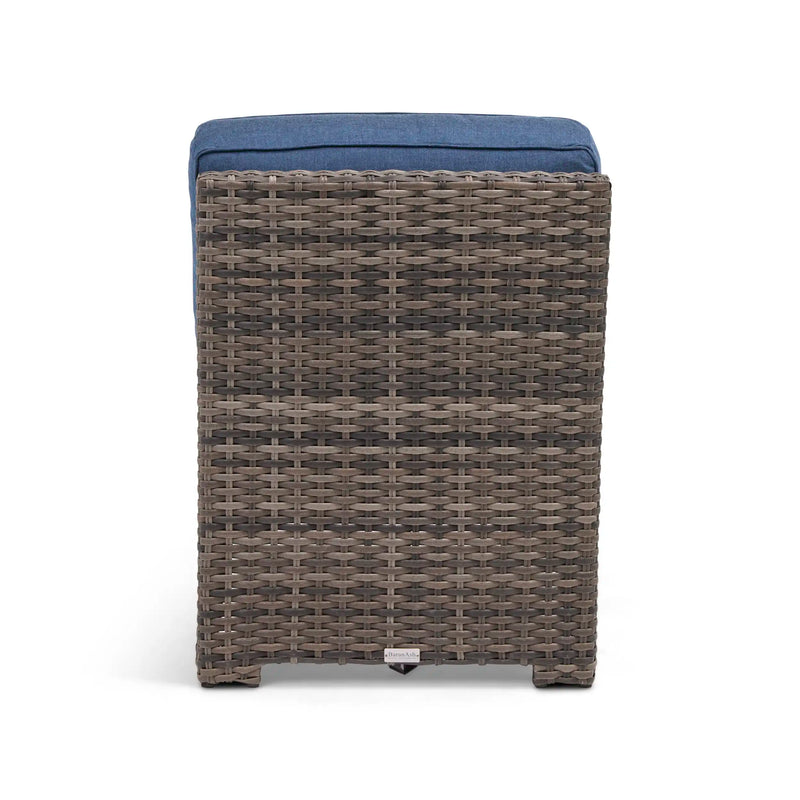 St. Kitts Grey Lifeguard Lapis Indigo Armless Section - The Great Escape
