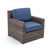 St. Kitts Grey Lifeguard Lapis Indigo Lounge Chair - The Great Escape