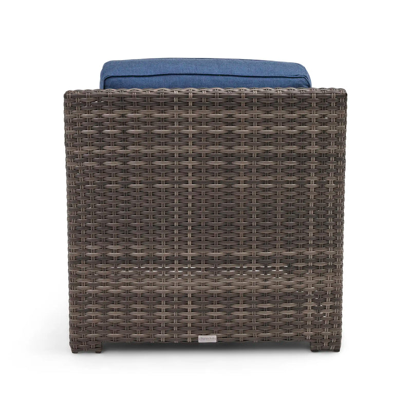 St. Kitts Grey Lifeguard Lapis Indigo Lounge Chair - The Great Escape