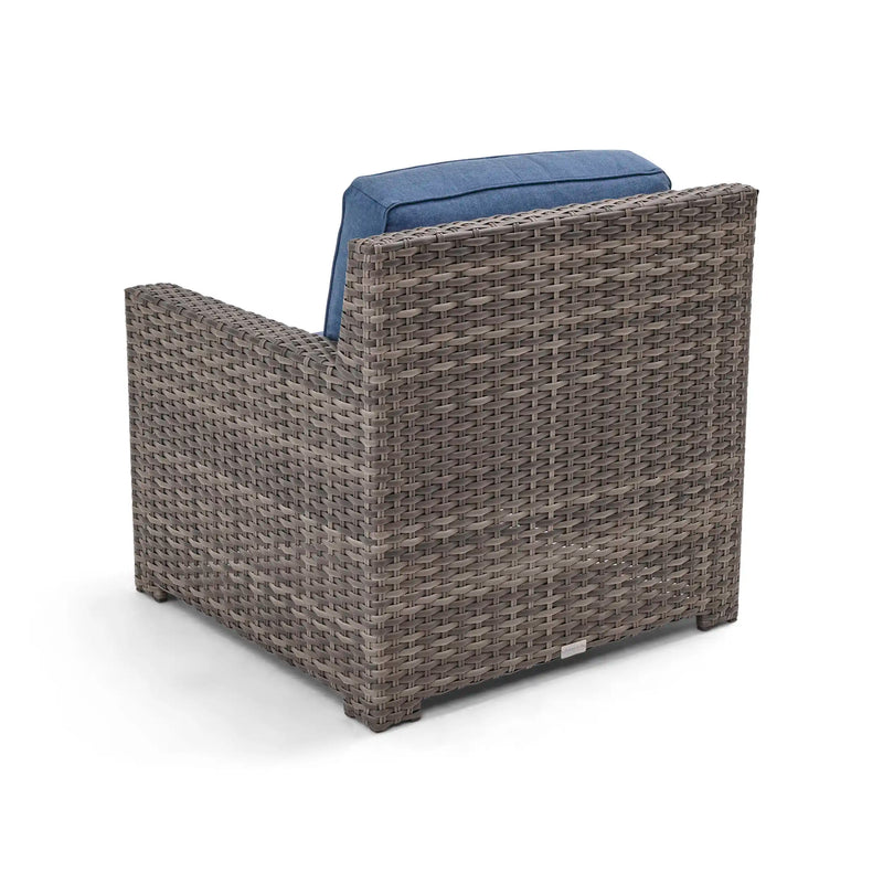 St. Kitts Grey Lifeguard Lapis Indigo Lounge Chair - The Great Escape