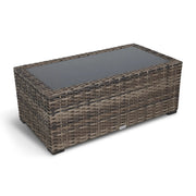 St. Kitts Grey 22x44 Inch Rectangle Coffee Table - The Great Escape