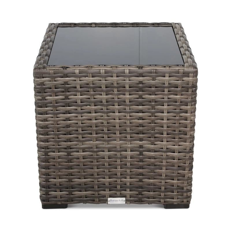 St. Kitts Grey 20 Inch Square End Table - The Great Escape