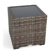 St. Kitts Grey 20 Inch Square End Table - The Great Escape