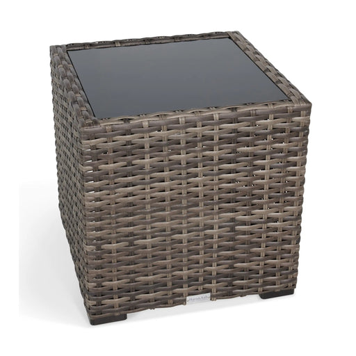 St. Kitts Grey 20 Inch Square End Table - The Great Escape
