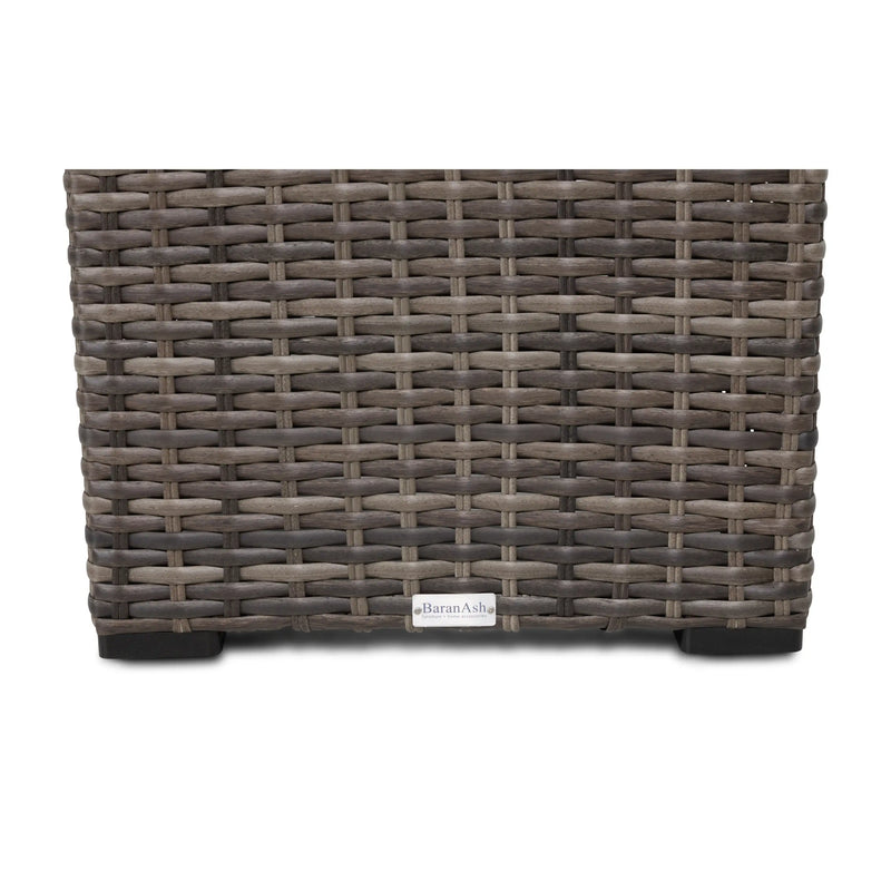 St. Kitts Grey 20 Inch Square End Table - The Great Escape