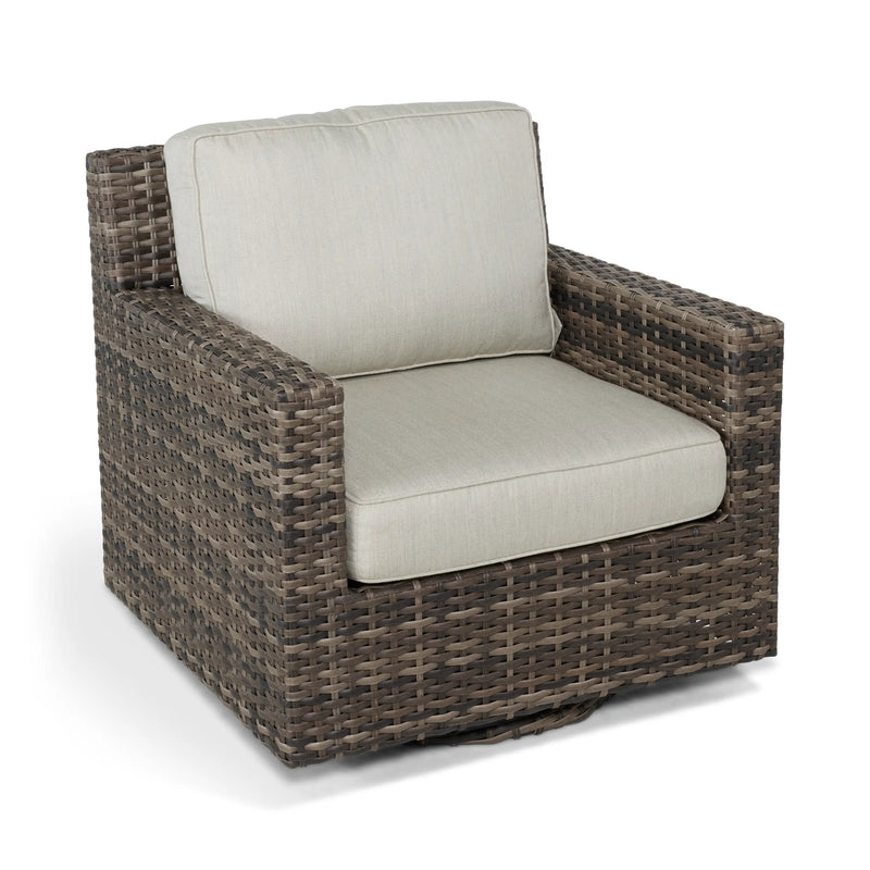 St. Kitts Grey Swivel Glider - The Great Escape