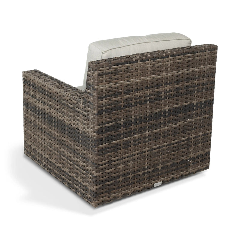 St. Kitts Grey Swivel Glider - The Great Escape