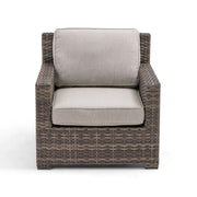 St. Kitts Grey Makar Oyster Lounge Chair -  The Great Escape
