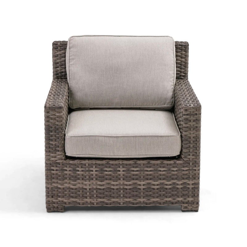 St. Kitts Grey Makar Oyster Lounge Chair -  The Great Escape