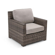 St. Kitts Grey Makar Oyster Lounge Chair -  The Great Escape