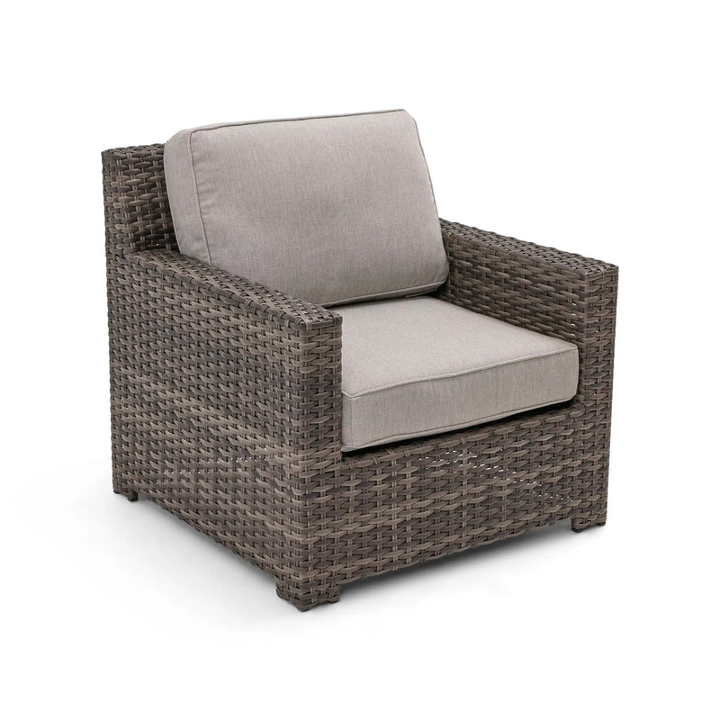St. Kitts Grey Makar Oyster Lounge Chair -  The Great Escape