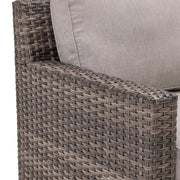 St. Kitts Grey Makar Oyster Lounge Chair -  The Great Escape