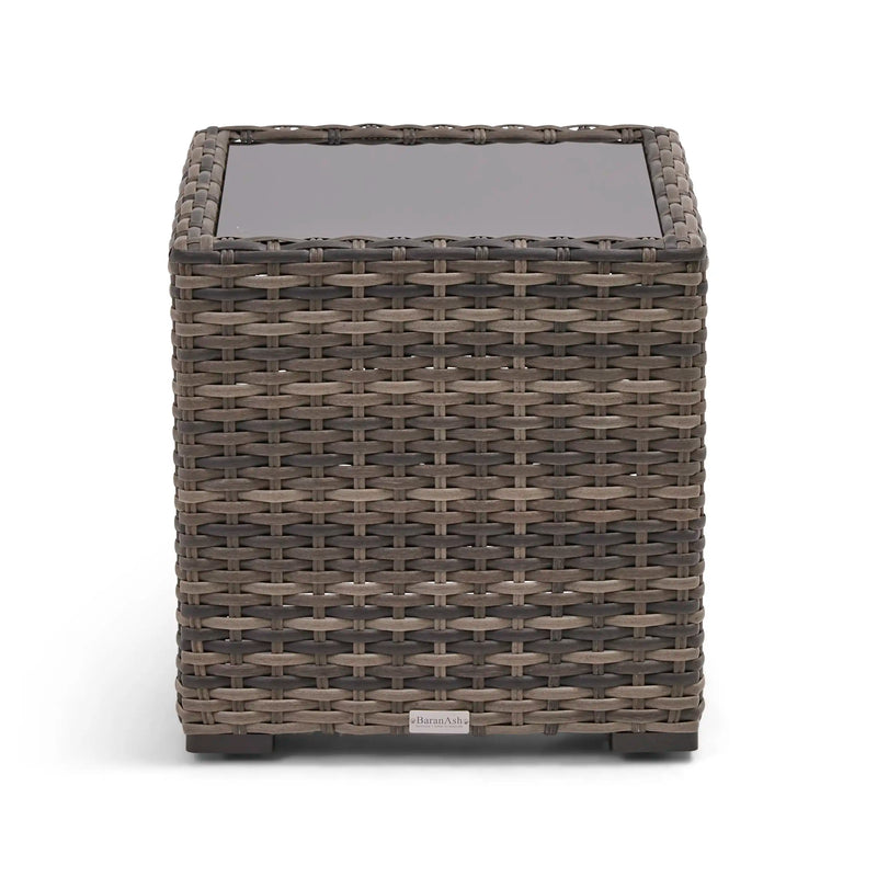 St. Kitts Grey 20 Inch Square End Table - The Great Escape