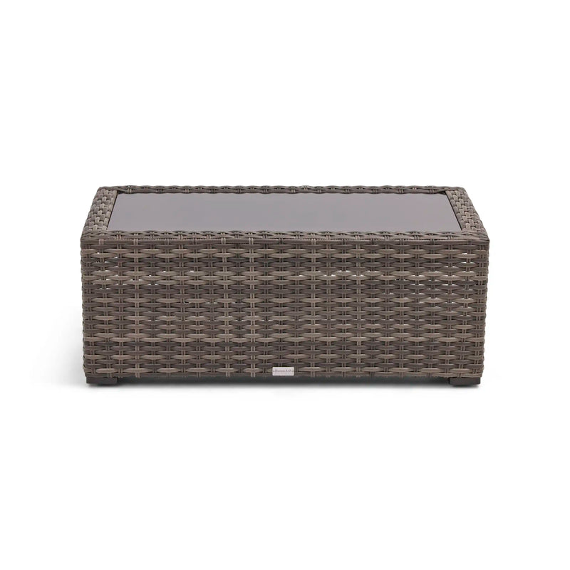 St. Kitts Grey 22x44 Inch Rectangle Coffee Table - The Great Escape
