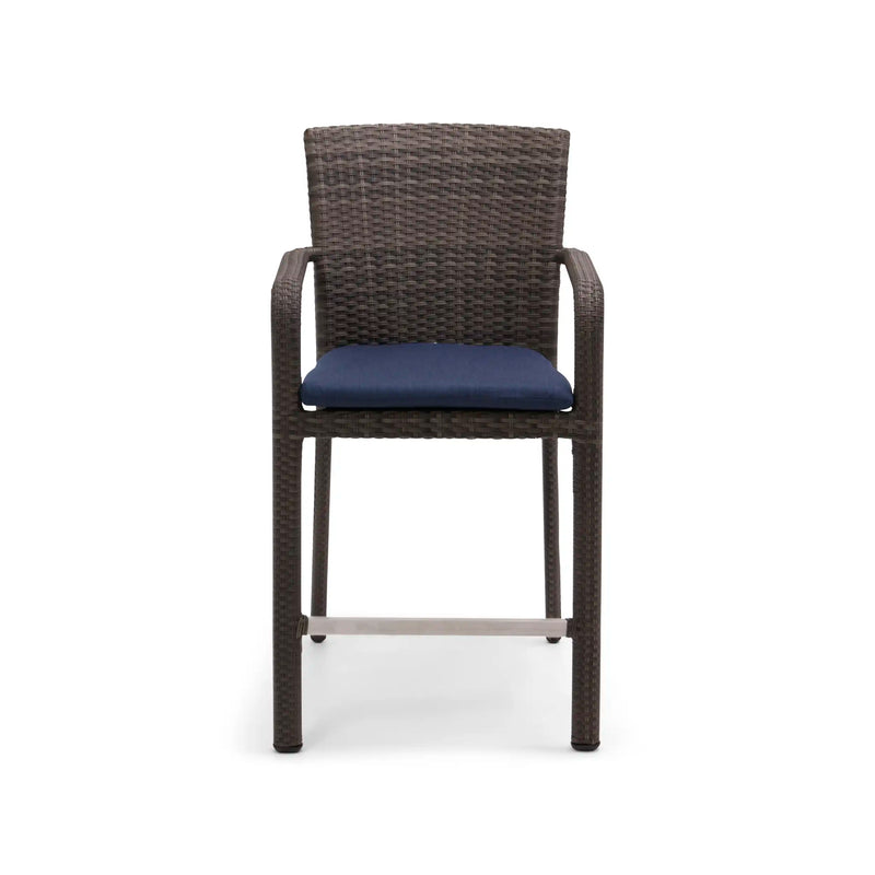 St. Kitts Woven Counter Height Stool Canola Seed - The Great Escape